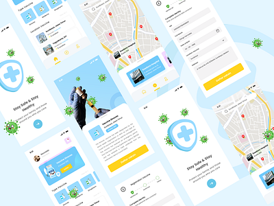 Vaqcins - Vaccine Mobile App aap designmobile mobile ui uiuxdesign vaccine