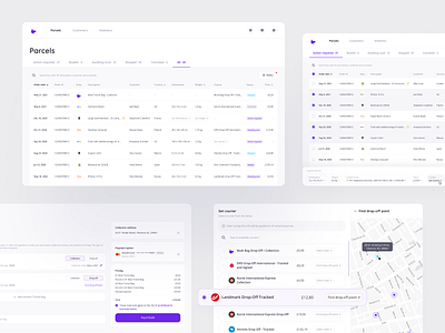 Mule – Parcel management app b2b clean clean design clean ui dashboard delivery design ecommerce ecommerce app ecommerce business ecommerce design ecommerce shop minimal minimalism minimalistic saas service table ui