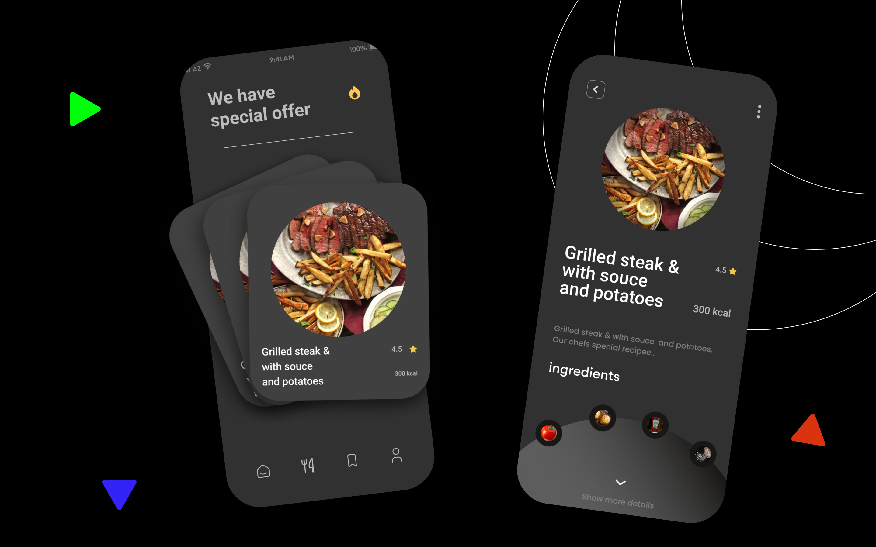 Mobil app fo Restaurant UI/UX Design app design figma freelance mobile ui uiux ux web webdesign