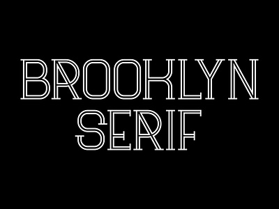 Brooklyn Serif font graphic design typography