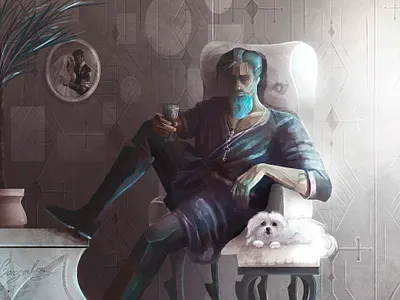 Bluebeard 2dart bookillustration books digitalart digitalpainting fairytale fictionillustration illustration illustrationartist illustrator