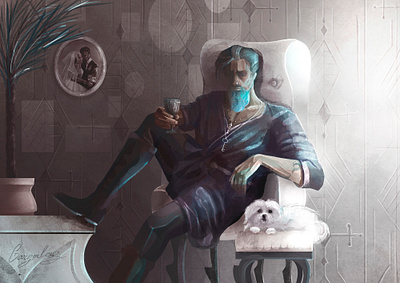 Bluebeard 2dart bookillustration books digitalart digitalpainting fairytale fictionillustration illustration illustrationartist illustrator