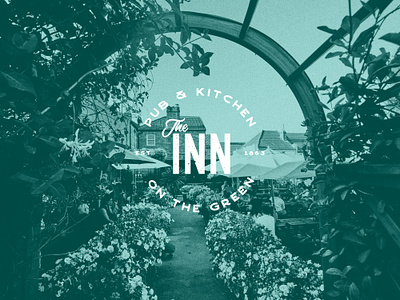 The Inn on the Green Logo brand branding bristol creatives crest design english pub graphic design hospitality illustration logo photography pub brand restaurant restaurant design type logo typography