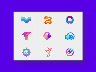 Logo folio 2021 | Logo collection 2021 v.7 abstract logo brand identity branding agency branding and identity colorful logo design gradient logo graphic design lettermark logo logo and branding logo collection logo design logo designer logo folio logo folio 2021 logo trends modern logo monogram logo symbol