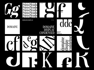 Domaine Display Condensed Study poster typography