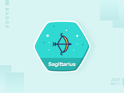 Sagittarius design icon illustration logo ui