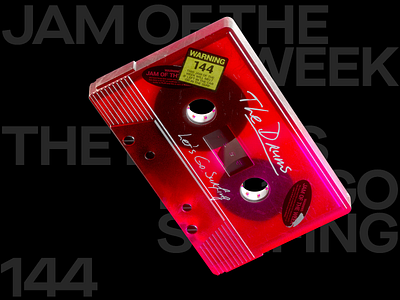 JAM OF THE WEEK 144 3d agency branding cassette cinema4d clean creative direction illustration jamoftheweek minimal modelling music muzli spotify texture typography web