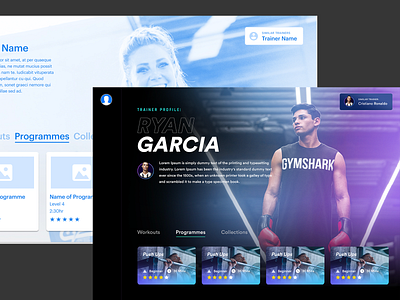 Smart TV / UX + UI / Bringing to life fitness gym smart tv sports tv ui ux