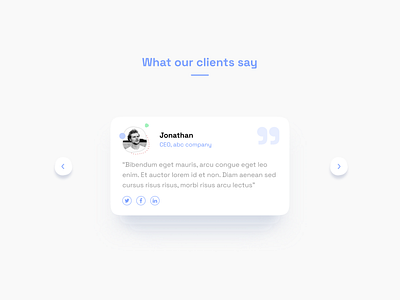 Daily UI Design Challenge | Day 36 | Testimonials adobexd appdesign branding clean daily ui day36 design graphic design illustration landingpage webdesign uiux logo testimonials testimonials section ui uiux ux