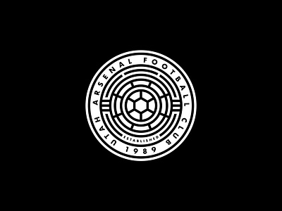 Utah Arsenal FC badge design branding crest design football logo soccer