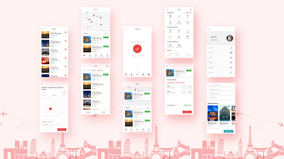 Wertoo- Trip Assistance App adobe xd figma illustration mobile app design