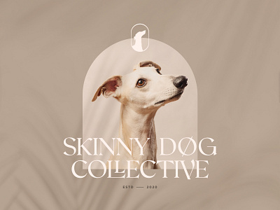 Skinny Dog Logo advertising brandbranding classy display dog elegant fashion light logo luxury minimalist modern serif stylish typeface typography