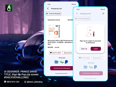 POP UP SIGN UP app branding dailyui dailyuichallenge design graphic design illustration logo ui vector