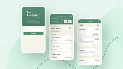 Trip Assistance adobe xd app design design figma mobile ui