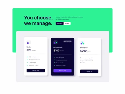 Pricing plans dailyui design flat minimal pricing pricingpage simple ui uidesign