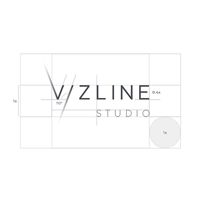 Vizline - Logo grid branding brands grid identity logo logo grid logotype minimalistic sketch