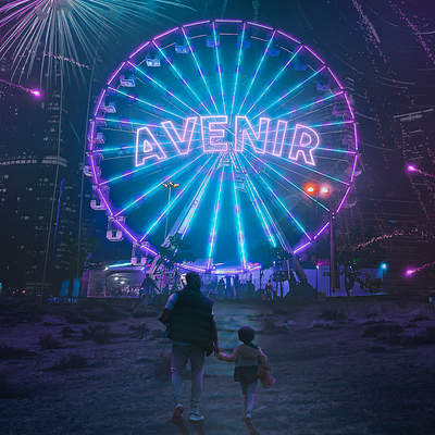 What does the FUTURE look like ? art bug wheel creation creations creative design digital digital art digital painting edit fun fair future illustration imagination lights montage photos pink purple wheel