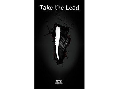 SP#8: Shoe Punch abstract adobe background black crack design ecommerce graphic design photo editing photo retouching photoshop poster design promotional design red shoe poster silhouette wallpaper