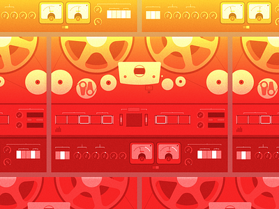 Sounds of Isolation: J37 Tape affinity designer affinitydesigner illustration vector