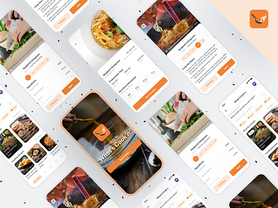 What's Cook'n - Cooking & Recipe App food app gojek grab ios mobile recipe mobile app uiux ux