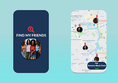 Daily UI 020 - Location tracker app dailyui design ui