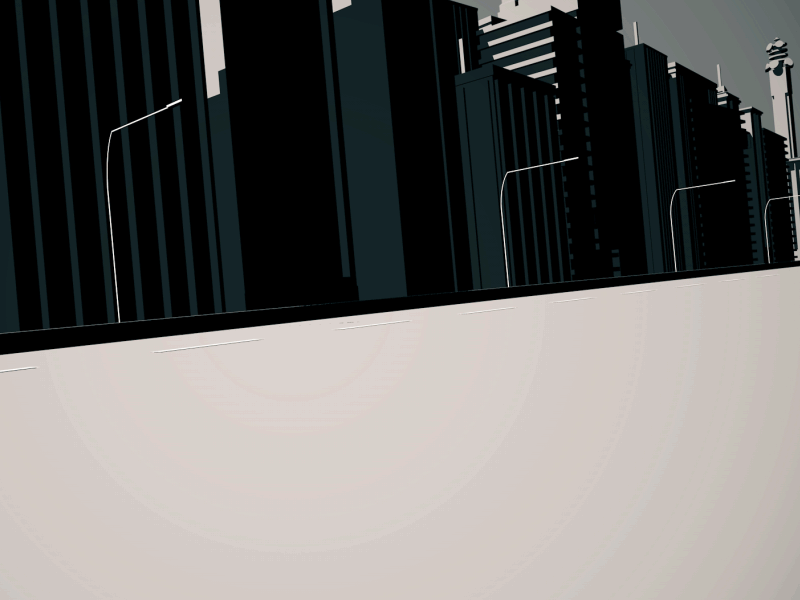 more test footage after effects animation car cel shading cinema 4d motion graphics