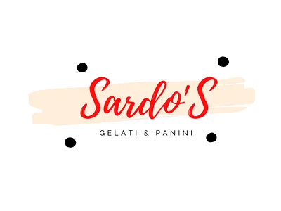 Sardo's Logo logo typography