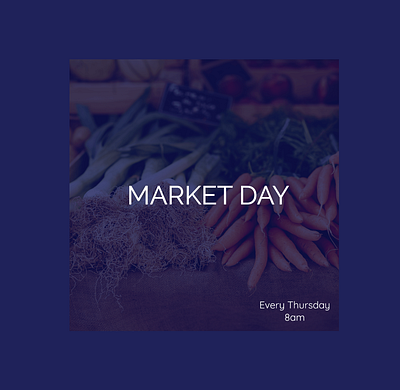 Local Market Day Poster app branding design graphic design illustration logo poster ui ux web