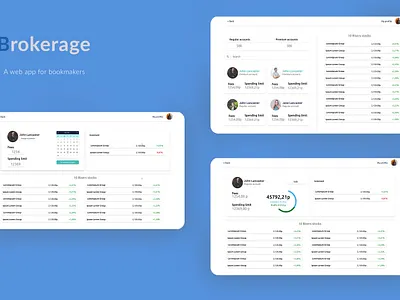 Web app for bookmakers app design minimal ui uidesign web
