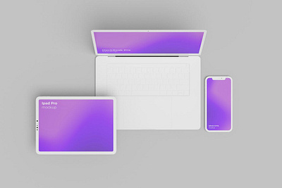 Multi Devices Responsive Screen Mockup abstract clean device display laptop mac macbook mockup phone phone mockup presentation realistic simple smartphone theme ui ux web webpage website