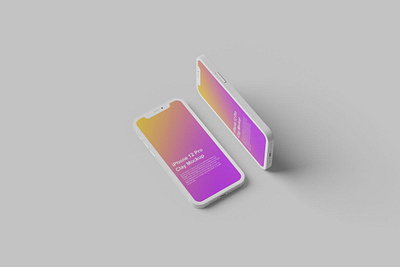 Phone 12 Pro Clay Mockup abstract clean device display laptop mac macbook mockup phone phone mockup presentation realistic simple smartphone theme ui ux web webpage website