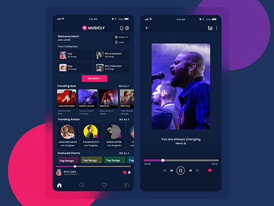 Music Streaming App UXUI ad adobe adobe xd app app design dail dailuichallenge dark theme ui design figma interface mobile mobile app mobile app design music app music streaming app ui ux uiux ux