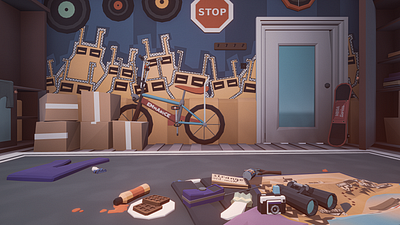 RetroYouth Room (1980) adventure horror lowpoly spielberg stranger things