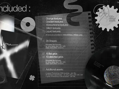 Textures, Shapes, Grids, Brushes 3d abstract aesthetic aesthetic art background backgrounds branding design gradient graphic design graphics holo holographic holography illustration lofi logo neon textures pack ui
