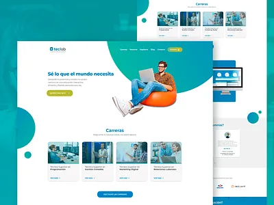 Rediseño Sitio Web Teclab ui web