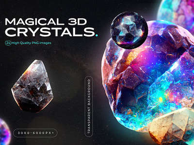3D Gems & Crystals Collection