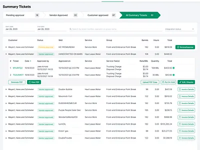UI/UX - Summary Tickets UI Redesign color design graphic design illustration product design saas software design ui ui design uiux ux ux design