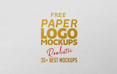 Paper Logo Mockups - FREE branding free psd files free psd mockups logo mockup mockup template paper mockup psd template visual identity