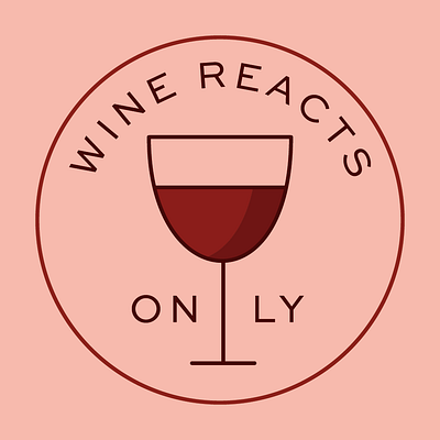 wine reacts only graphic design illustration print design