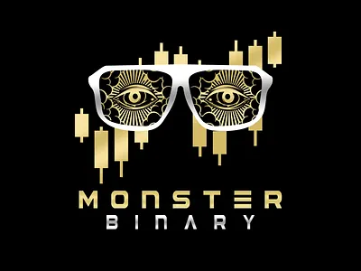 Logo Monster Binary logo