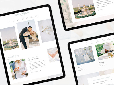 Light & Airy Showit website template