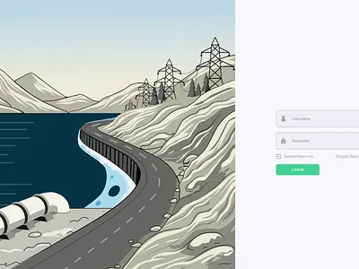 Geological Hazard Splash Screen Animation 🚧 2danimation aftereffects animation branding design graphic design illustration logo lottie motion graphics splash screen ui