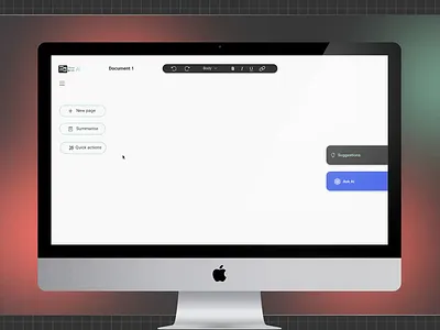 SaaS Project in Action - WordSmithAI animation motion graphics ui ux web design