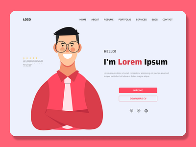 Hello! I'm Lorem Ipsum app branding design icon illustration logo typography ui ux vector