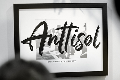 Anttisol – Handwritten Brush Font brandinga brush brush font calligraphy cover book design drawing dry ink font hand lettering illustration lettering logo poster type design typography