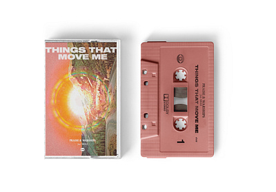 Things that move me album art album cover casette casette tape magic magical mockup move music music production praise and warships psychedellic retro tape