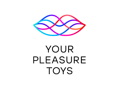 Your Pleasure Toys colorful girl kiss lady lips logo pleasure sex toys vibrations vibrator waves woman