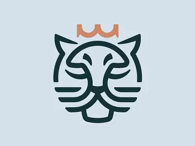 Lion King 📌 Logo was Sold boss cat clothing crown diadem emblem face head heraldic king law lion logo prince property queen real estate royal security tiger