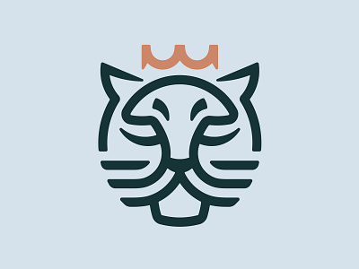 Lion King 📌 Logo was Sold boss cat clothing crown diadem emblem face head heraldic king law lion logo prince property queen real estate royal security tiger