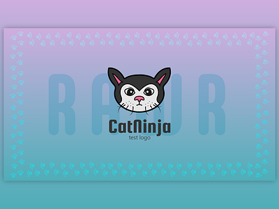 Cute Angry Cat - #testlogo angry cat cute design graphic kids logo sports vector